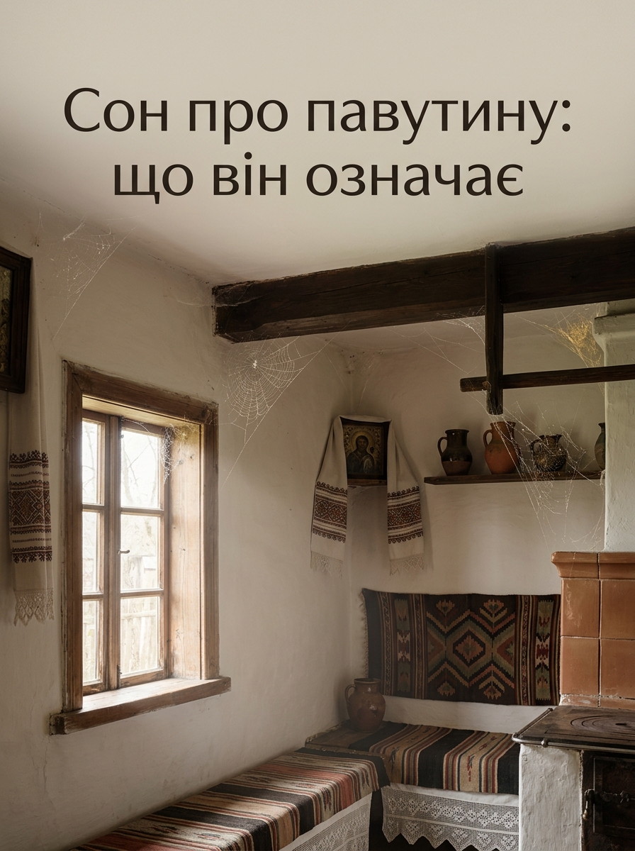 що означає сон про павутину в хаті або в кутках загалом