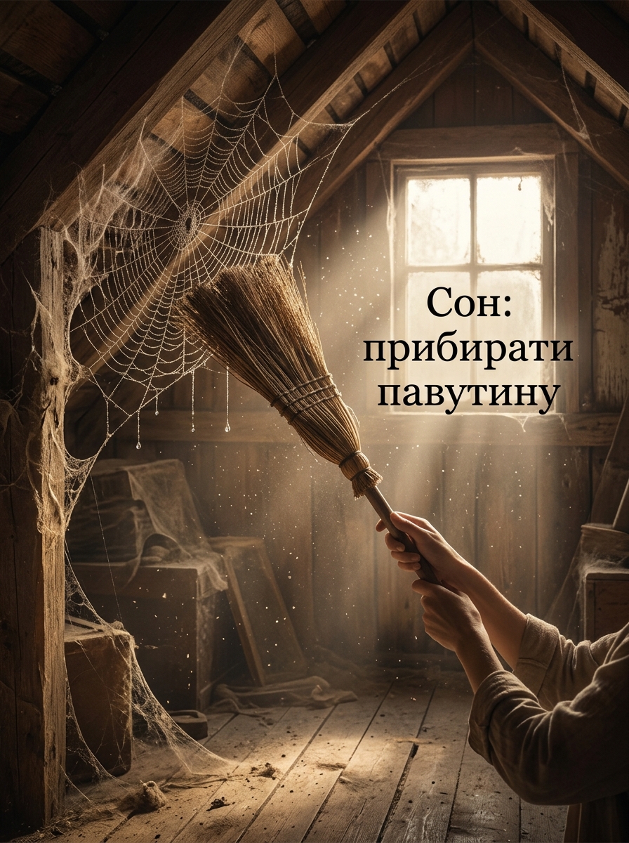 що означає сон про прибирання павутини загалом
