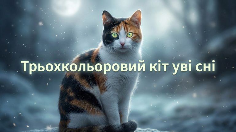 До чого сниться трьохкольоровий кіт: значення сну для жінки та чоловіка