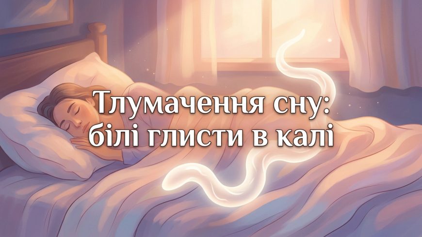До чого сняться білі глисти в калі: значення сну для жінок і чоловіків