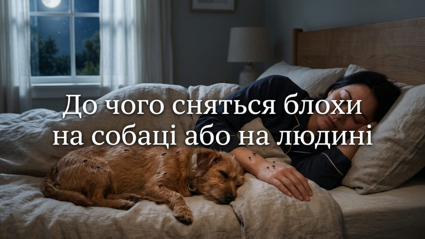 До чого сняться блохи на собаці або на людині: тлумачення сновидінь