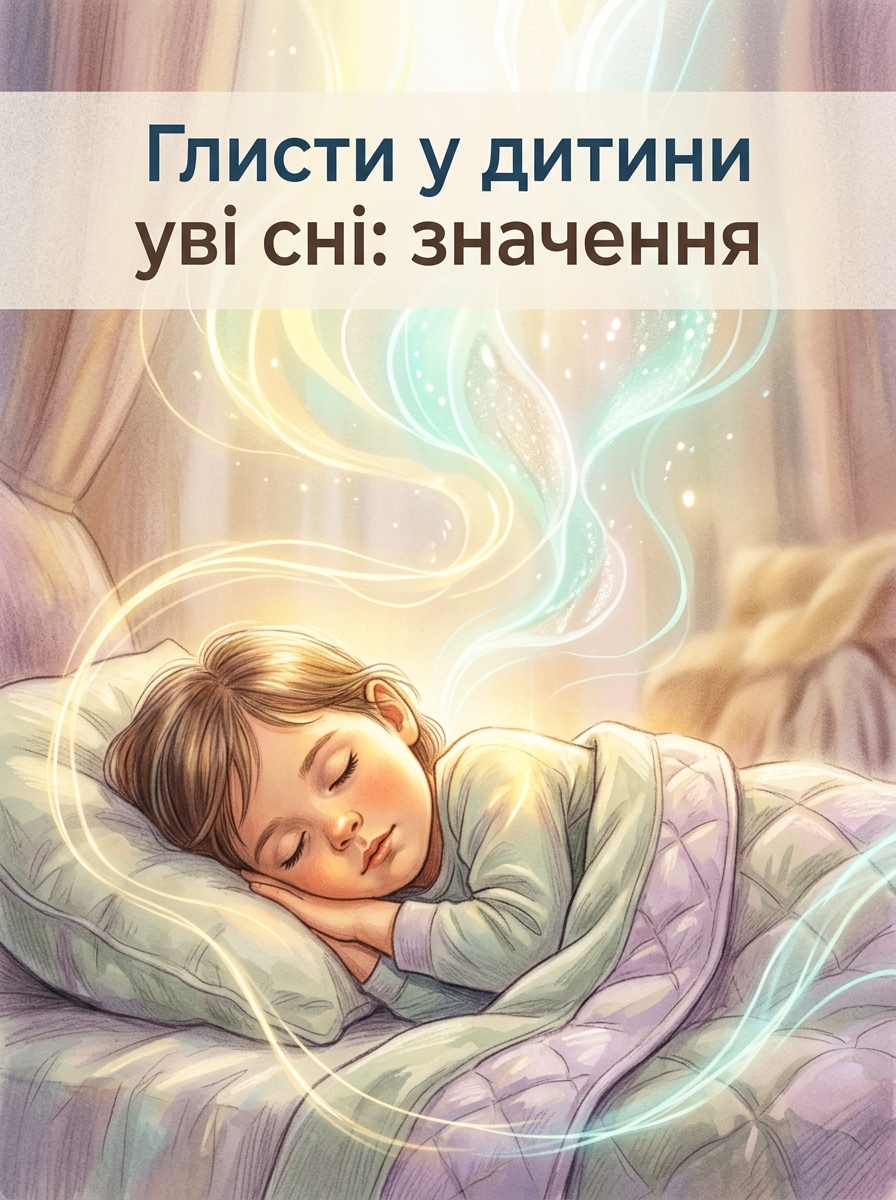 що означає сон про глисти у дитини загалом