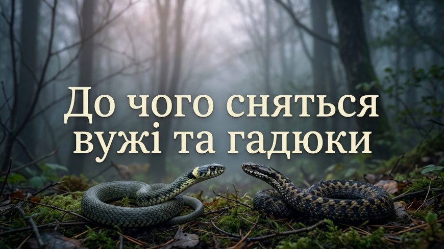 До чого сняться вужі та гадюки: повне тлумачення сну