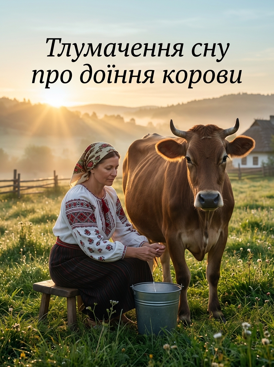 що означає сон про доїння корови загалом