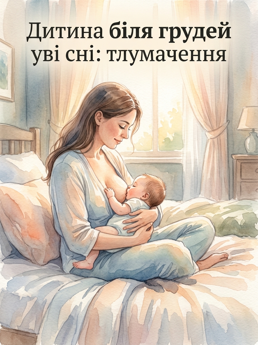 що означає сон про дитину, яку годують грудьми