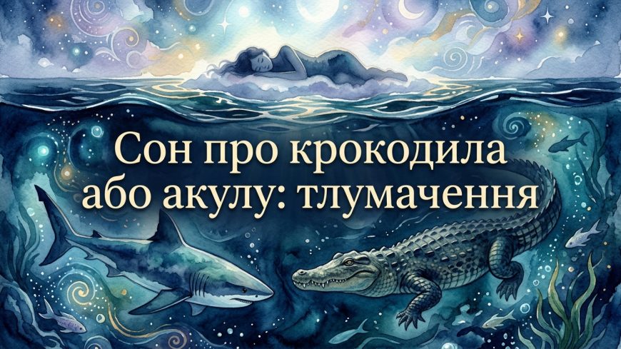 До чого сниться крокодил або акула: тлумачення сну для жінок і чоловіків