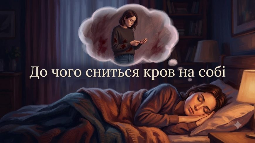До чого сниться кров на собі: значення сну для жінок і чоловіків