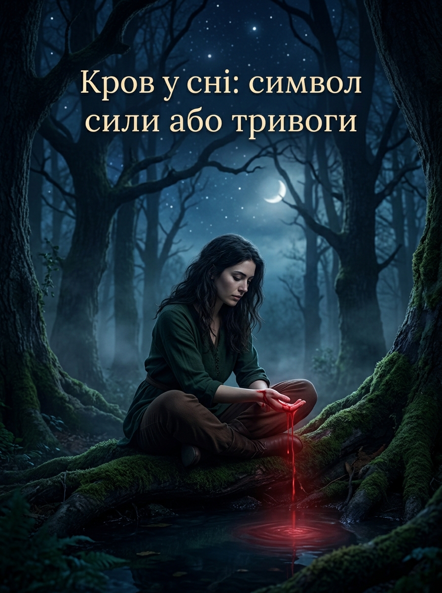 що означає сон про кров загалом