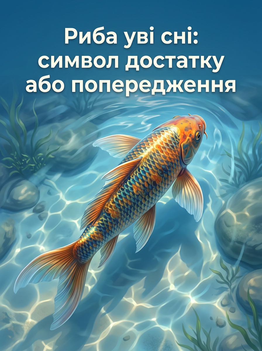 чому сниться риба і що це означає насправді