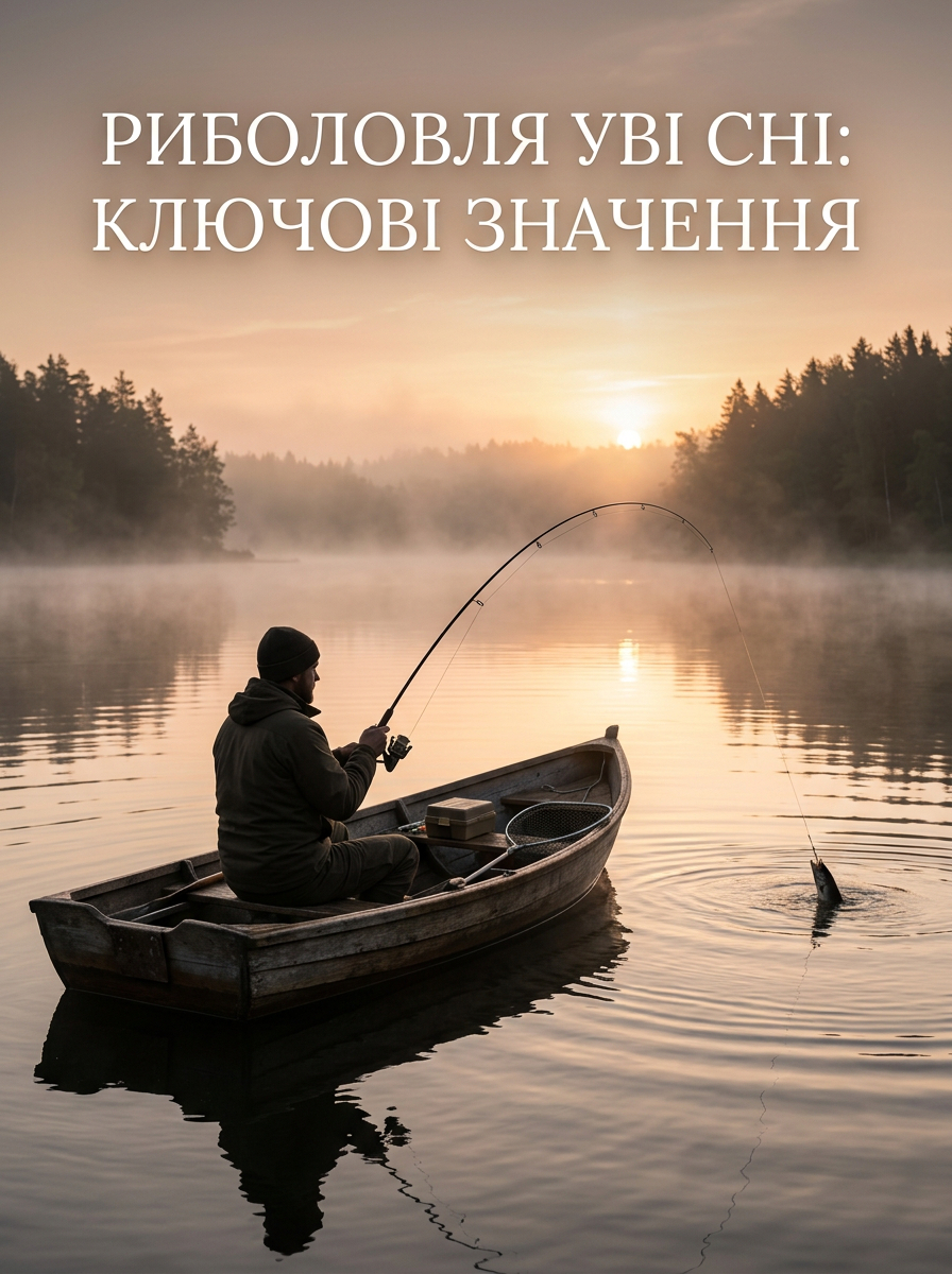 що означає сон про риболовлю загалом