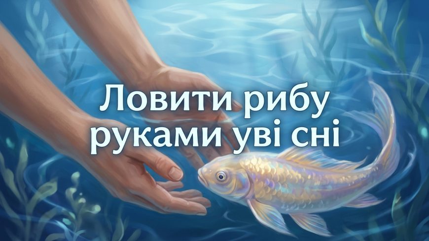 До чого сниться, що ловите рибу руками: тлумачення сну для жінок і чоловіків