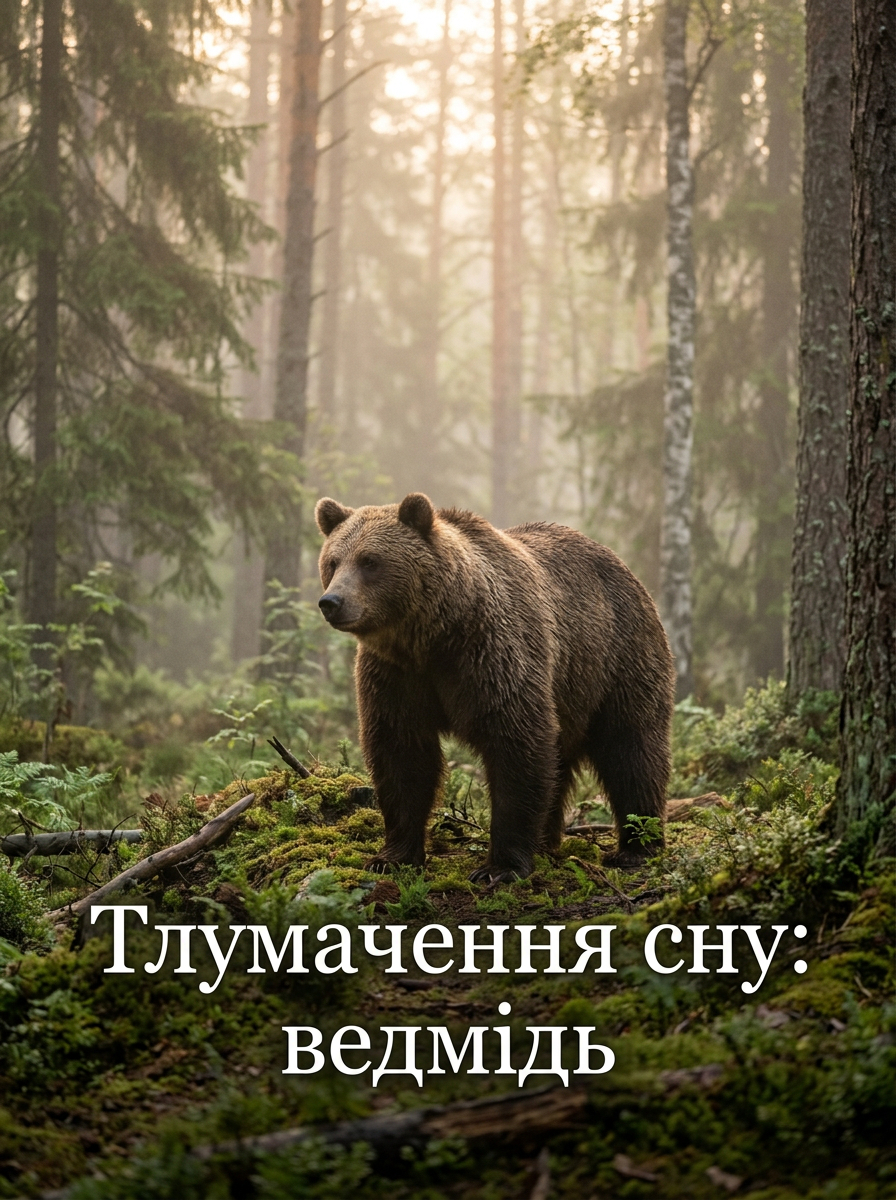 чому сниться ведмідь і що означає його настрій