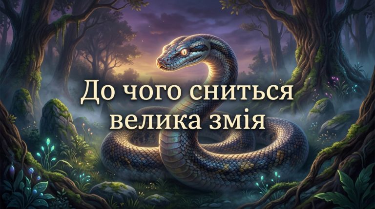 До чого сниться велика змія: повне тлумачення сну для жінок і чоловіків