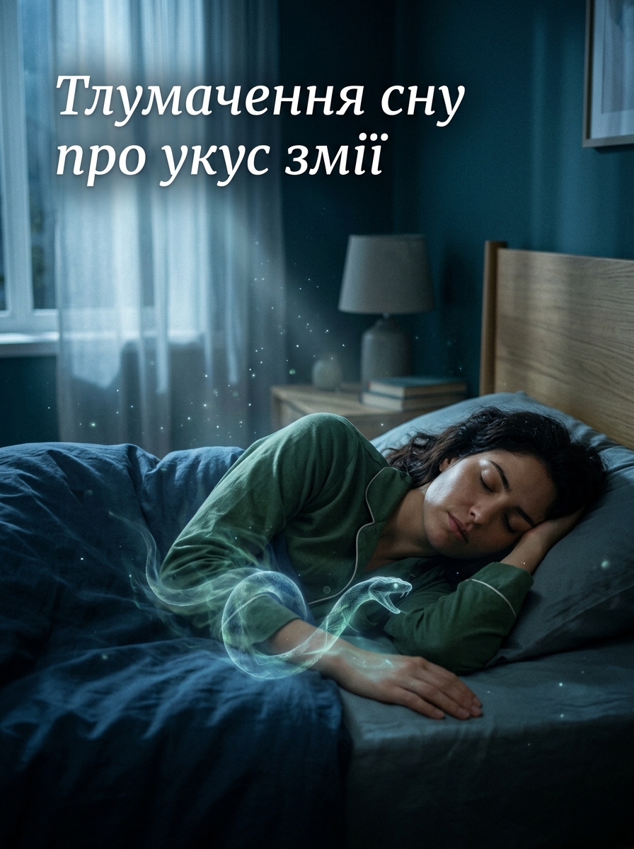 чому сниться змія, яка кусає: перше знайомство з символом