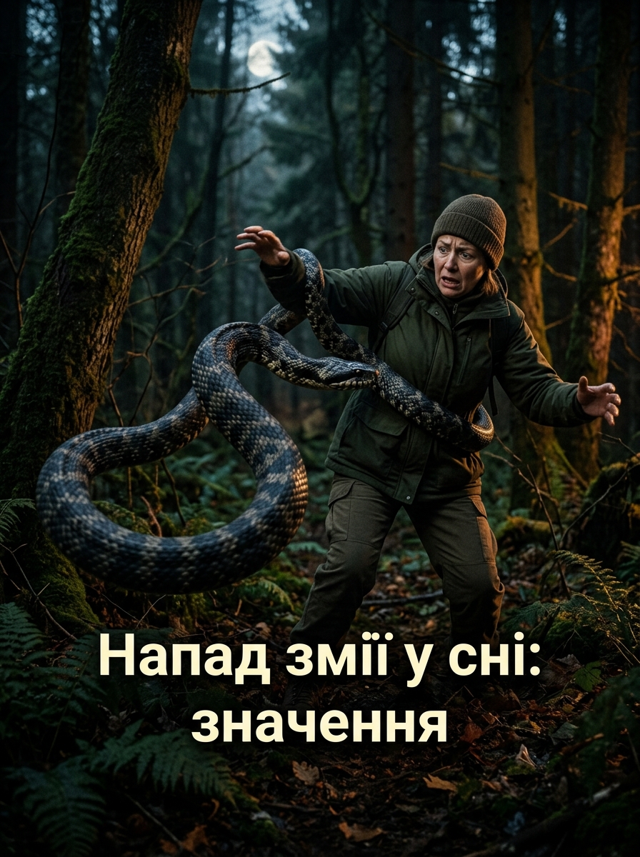 що означає сон про змію, яка нападає