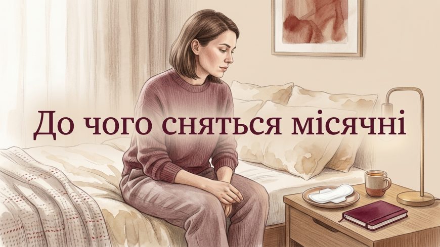До чого сняться місячні: на собі, на прокладці та що означає кров уві сні